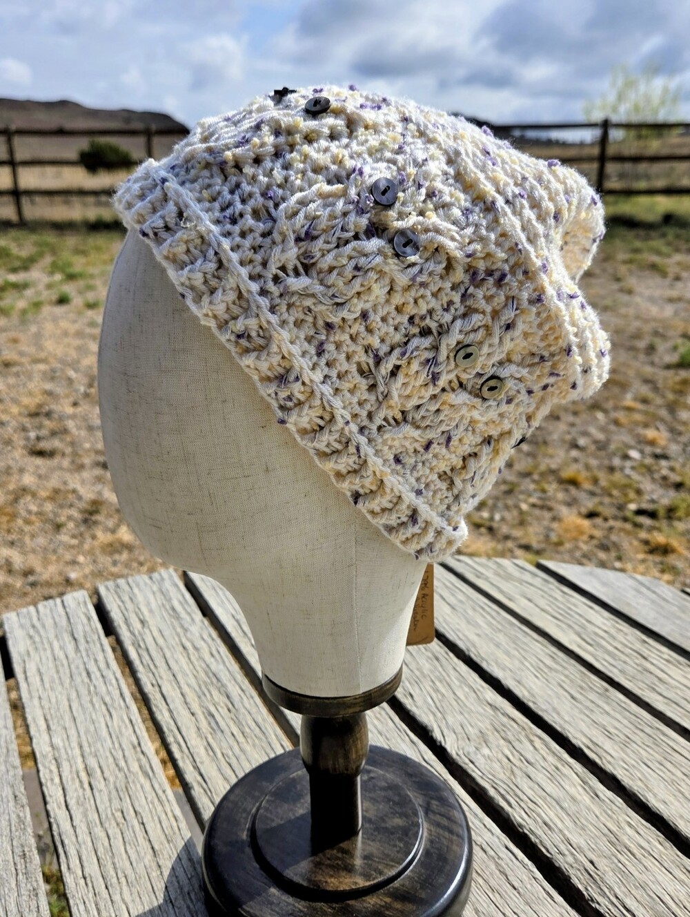 Artisan Handmade Crochet One-of-a-kind "Owl Lovers" Unisex Slouchy Beanie Hat